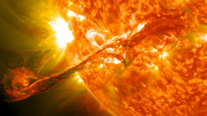 Solar coronal mass ejection. From https://en.wikipedia.org/wiki/Solar_flare.